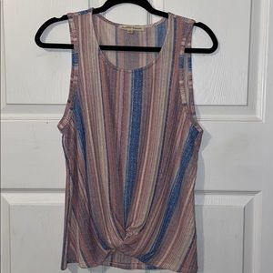 Another Reason Twist Front Tank Top XL